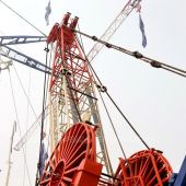 KҺp̽ھץ hydraulic well digging grab of four rope and double lot ...